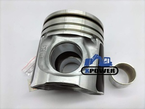 Kit de chemise de cylindre et piston XPower New C7.1 avec segments pour pelle sur chenilles Noir/Argent Garantie 6 mois - Product Image 5