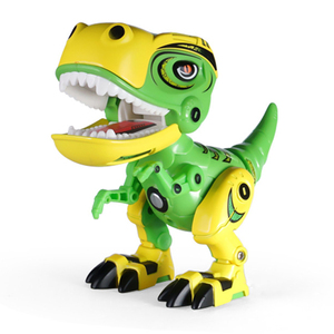 Moulé sous pression Dino métal alliage B/O électrique Tyrannosaurus Rex mécanicien petit <span class=keywords><strong>dinosaure</strong></span> <span class=keywords><strong>robot</strong></span> <span class=keywords><strong>jouet</strong></span> avec lumière sonore - Product Image 1