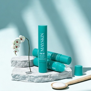 Tube de baume à lèvres en plastique souple personnalisé 10ml 15ml 20ml rose, emballage PCR, tubes de gloss à lèvres, tubes de crème pour les yeux à presser, applicateur en silicone - Product Image 1