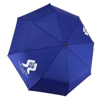 Parapluie pliant personnalisé 3 sections, conception sur mesure, logo couleur, compact, portable, coupe-vent, cadeau promotionnel, usine OEM, faible MOQ