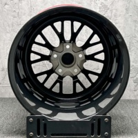 Jantes forgées Bku Beadlock 5x120.65 pour Chevrolet Corvette C5 C6 C7 C8 C4 ZR1 Z06 18 19 20 pouces, finition noire brillante, jantes de dragster