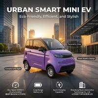 NUEN Véhicule Électrique à Quatre Roues à Deux Portes pour Enfants, Transport Quotidien et Déplacements Domestiques, Autonomie de 100 km, Moteur de 50 kW