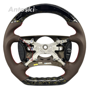 Volante de Fibra de Carbono Forjado Real para Interior de Automóvil Personalizado con Pantalla LED Inteligente para <span class=keywords><strong>Ford</strong></span> <span class=keywords><strong>Mustang</strong></span> GT <span class=keywords><strong>Shelby</strong></span> 2000-<span class=keywords><strong>2004</strong></span> - Product Image 1