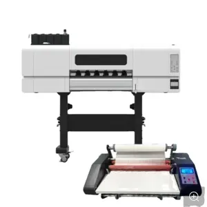Label Printer Sticker Printing Machine High-Speed 600mm Width UV DTF Printer With Laminator