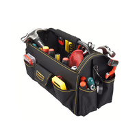 Outils de jardinage personnalisés, sac à outils avec poignée tubulaire en acier, robuste, ouvert sur le dessus, pour électricien