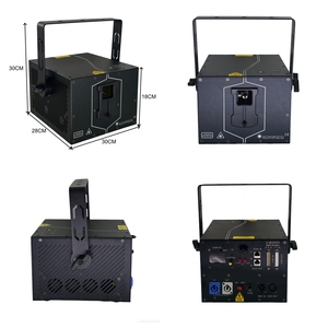 Projecteur laser RGB 5W avec application, DMX512 automatique, animation 3D XGD, scanner complet, indice de protection IP33, en alliage d'aluminium, pour mariage, fête, DJ, discothèque - Product Image 2