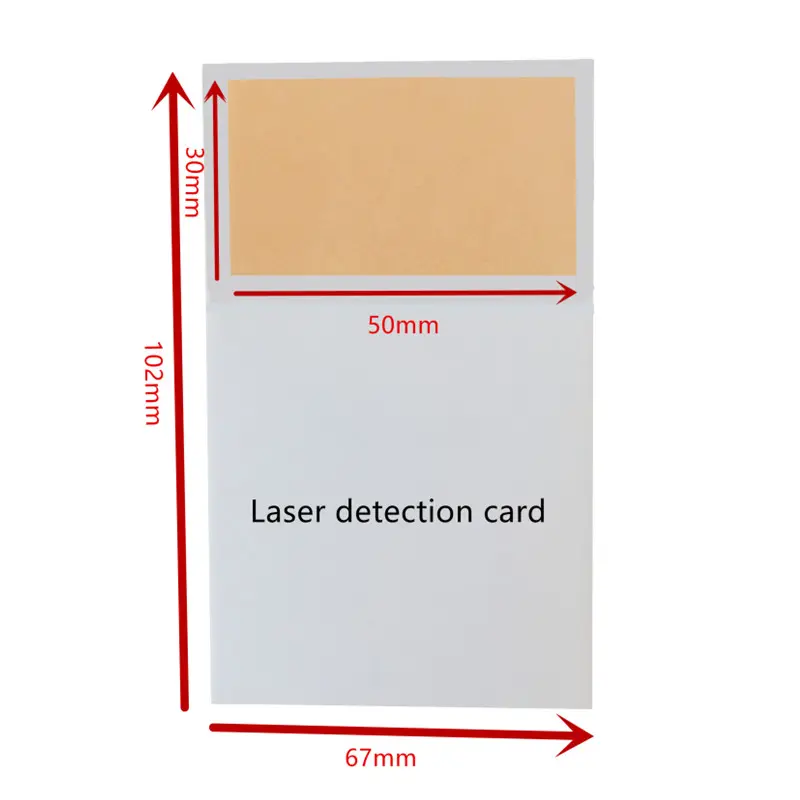 700nm to 1400nm ceramic card laser viewing card IR laser detection card