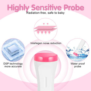 Mesin medis layar Lcd, alat medis rumah tangga portabel Monitor detak jantung bayi <span class=keywords><strong>Prenatal</strong></span> mesin <span class=keywords><strong>Doppler</strong></span> janin - Product Image 2