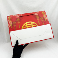 Vente en gros de sacs d'emballage recyclables personnalisés avec votre propre logo imprimés sac cadeau à provisions en papier blanc avec poignées en ruban