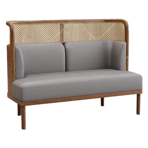 Nội thất nhà hàng phong cách sang trọng nhẹ nhàng, phục vụ nhà hàng trà, nhà hàng kiểu Tây, ghế sofa, bàn và ghế kết hợp - Product Image 6