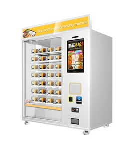 Grosir Pabrik mesin penjual otomatis pemanas microwave mesin penjual makanan khusus mesin penjual otomatis