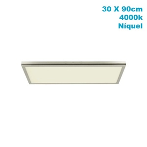 Pannello LED Superficiale 72W 4000K, Dimensioni 2,5x30x90 cm, 6120 Lumen, Ideale per Illuminazione di Spazi e Ambienti - Product Image 1
