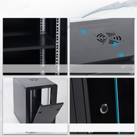 Armoire réseau murale 6U 8U 12U 15U, rack de serveur, profondeur 600 mm 800 mm, boîtier d'amplificateur, acier épaissi