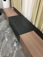 Écran de projection motorisé pour home cinéma 4K de 100 à 120 pouces, avec armoire intégrée pour projecteur laser 4K à ultra courte focale