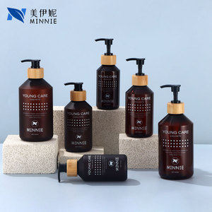 Flacon vide Minnie Young Care 500ml avec pompe pour shampoing, gel douche, lotion, après-shampoing, emballage - Product Image 2