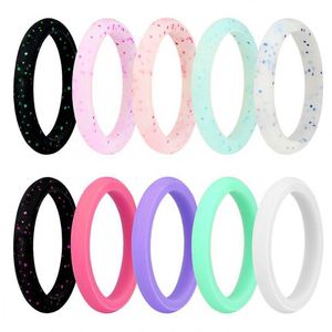 Hồi giáo Vòng hồi giáo Tên xếp chồng Nhẫn moneybag GYPSY Vòng đeo tay với Silicone đảo ngược - Product Image 1