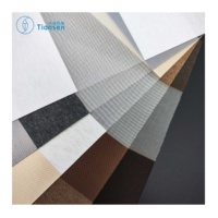 Tissus de décoration Ticen TC90, tissage uni, 100% polyester, anti-UV, poids moyen 140 g/m², textiles pour stores, rideaux, volets roulants