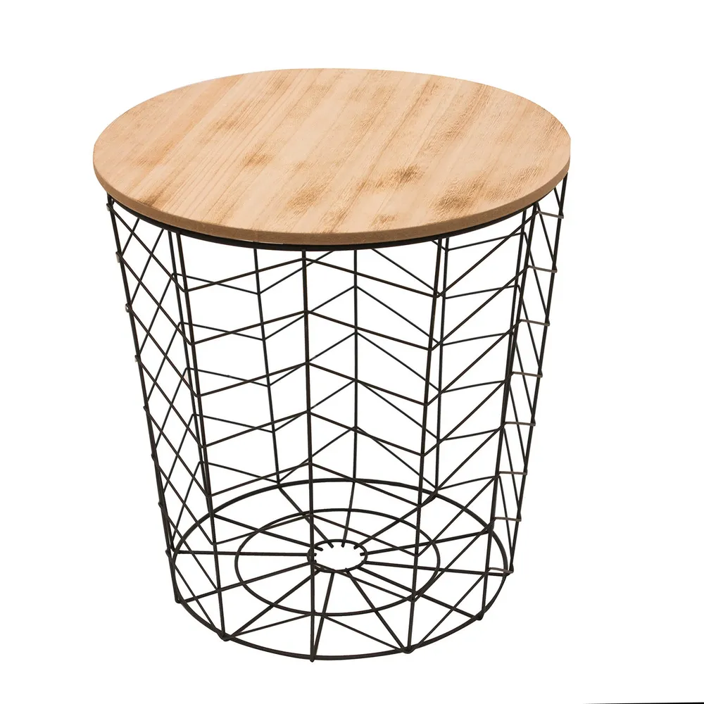 Chevron Black Wood And Metal Wire Table Outdoor Steel Coffee Small Patio End Tables Red End Table Set
