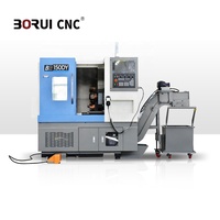 Tour à métaux CNC BoRui BR150DY, axe Y, 2 axes, tour à métaux CNC à grande vitesse, mini tour à métaux, tour à métaux CNC à banc incliné