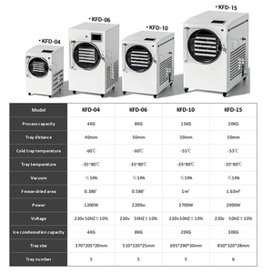 Petit lyophilisateur sous vide domestique pour fruits, thé, aliments pour animaux de compagnie et petite lyophilisateur - Product Image 5
