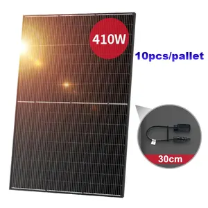 DOKIO q 10PCS 400W All Black New Rooftop Painéis Solares Kit de Energia Solar para Uso Doméstico