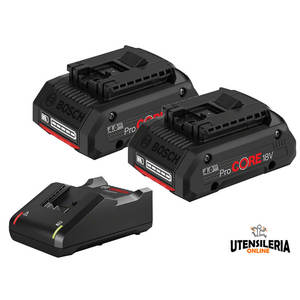 ชุด ricarica Bosch 2x batterie procore 18V 4Ah + Gal 18V-40 - Product Image 6