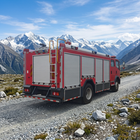 Camion de pompiers HOWO personnalisé avec réservoir d'eau de 5000L, véhicule de lutte contre l'incendie