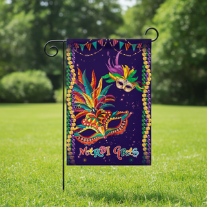Bandera de Jardín Personalizada por Sublimación, Pequeña, para Regalo, Decoración de Fiesta de Mardi Gras, Regalo de Carnaval - Product Image 4