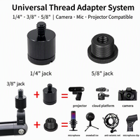 Support de microphone professionnel de studio en métal robuste pour podcast, bras articulé pour micro SM7B, fourni en gros par une usine avec 18 ans d'expérience