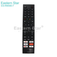 Télécommande ES-RM080-7 de haute qualité, nouveau modèle, télécommandes de remplacement compatibles avec Hisense ERF3K80H Smart TV
