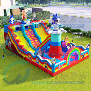 Castillo Inflable Comercial con Temática Espacial, Parque de Diversiones, Impermeable, Portátil, Fácil de Instalar - Product Image 3