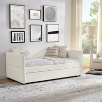 2026 Neues Design Premium Komfortables Modernes Stoff-Luxus-Polsterbett mit Gepolstertem Bettrahmen