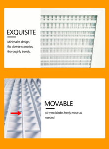 Có thể điều chỉnh trần trắng xả Vent vuông nhôm đôi lệch lưới tản nhiệt cho HVAC trở lại không khí ngoài trời tầng hầm đăng ký - Product Image 5