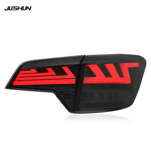 Feux arrière de voiture Jushun pour Nissan Terra 2018-2023, LED dynamiques, clignotants noirs - Product Image 2