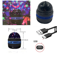 Projecteur d'étoiles LED pour chambre à coucher, prix d'usine, lumière magique en forme de boule, mini boule de cristal, veilleuse