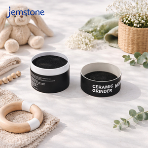 Tube en carton kraft recyclable pour poudre, emballage cylindrique en carton, boîte pour comprimés, pilules, aliments, tube en papier avec insert en éponge - Product Image 3