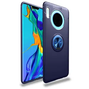 Mobil Magnetic Pemegang Cincin Ponsel Shell untuk HUAWEI Mate 30 TPU Case Back Cover