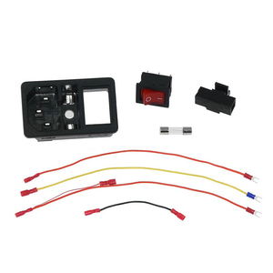 Interrupteur d'alimentation pour imprimante 3D avec fusible Interrupteur à bascule carré pour module d'alimentation <span class=keywords><strong>Makerbot</strong></span> - Product Image 4