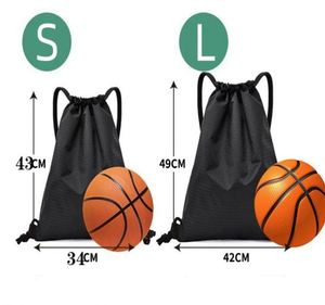 Custom <b>Printed</b> Waterproof Anti-Theft Portable Polyester Sport Backpack Drawstring Gym Bag with Zipper - Product Image 2