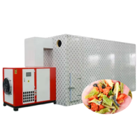 Professionele roestvrijstalen warmtepomp drooginstallatie voor lage temperaturen, grootschalige groente- en fruitdroger voor voedingsfabrieken.
