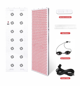 Panel de terapia de luz LED PDT de cuerpo completo profesional, luz roja de frecuencia ajustable para alivio del dolor de cabeza facial, varios incluidos - Product Image 1