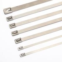 MG-SS hohe Qualität 4.6*200mm 316 Kugel schloss Selbst hemmender Edelstahl kabelbinder