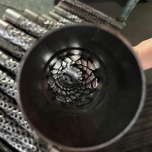 Silenciador de tubo de escape de acero aluminizado Glasspack silenciador resonador para sistema de escape de coche - Product Image 2