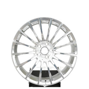 Nuove Ruote in Lega di Alluminio Forgiato HZR <span class=keywords><strong>Classe</strong></span> <span class=keywords><strong>S</strong></span> S65 20x8.5J/20x9.5J Et39 a Cinque Razze Finitura Argento per Mercedes <span class=keywords><strong>Classe</strong></span> E Garanzia 1 Anno - Product Image 4