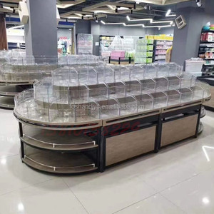 Tầng thường vụ ngọt ngào kẹo bánh quy cửa hàng hiển thị đứng siêu thị số lượng lớn hàng hóa Ngũ Cốc Hạt Hiển thị lịch thi đấu giá kệ - Product Image 4