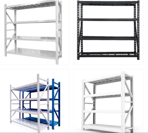 האיכות הטובה ביותר עם מחיר תחרותי מתכווננת פלדה מדפים אחסון למדפים מחסן - Product Image 6