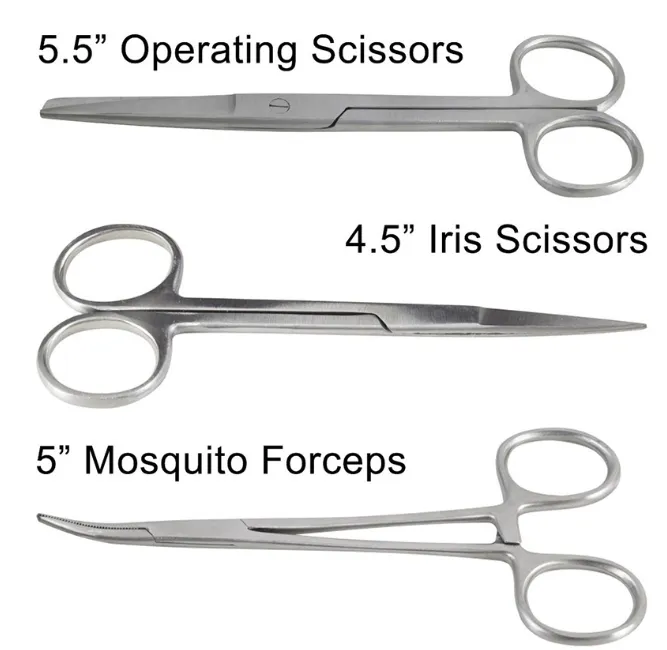 Bestiame 22 pezzi set di strumenti di dissezione per lo studente di medicina chirurgia anatomia e istruttori