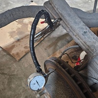 Jauge de Rotor de frein à disque Joint à rotule Outil de mesure de planéité avec support de base de bras flexible magnétique