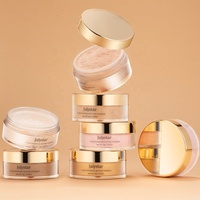 Poudre libre scintillante en gros à faible MOQ, correcteur longue tenue, contrôle du sébum, poudre fixatrice de maquillage rose mat