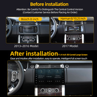 Pour Range Rover Vogue 2013-2017, écran tactile Android 11,4 pouces, GPS intégré, CarPlay sans fil, navigation automatique DSP pendant 1 an